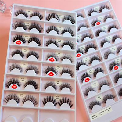 China Full Strip Thick 5D Russia Lashes Seller Customized Wholesale Boxes 20mm Thick Faux Mink Eye Lashes Private Label for sale