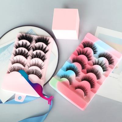 China Long Natural Eyelashes Wholesale Full Lashes Strip Lashes 3d Wholesale Seller Handmade Eyelashes 25mm Eyelash Seller Customized Boxes for sale