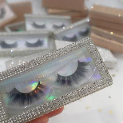 China 25mm High Quality Recyclable Mink Eyelashes Beauty Wholesale Vendor Lash Box Packaging Lashes Custom Made With Cases for sale