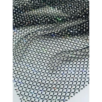 China China Flatback Products Diamond Mesh Rhinestone Elastic Crystal Mesh for sale