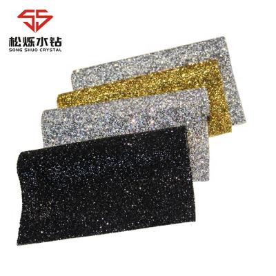 China 24x40cm Heat Repair Resin Water Drill Gemstone Mesh SS12 for sale