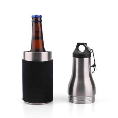 China New Stainless Steel Summer Viable Hot Selling Double Wall Vacuum Beer Bottle Rack Keep Beer Drink Cold for sale