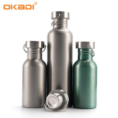 China 201 Stainless Steel 550ML Single Layer Sustainable High Quality Changeable Color Sports Water Cup With Handle for sale