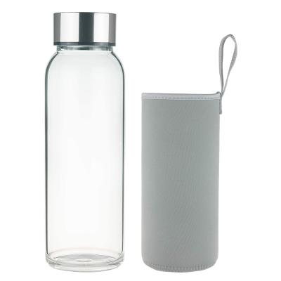 China Sustainable Hot Selling Glass Water Bottle Sleeves BPA Free For Kids for sale