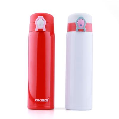 China PORTABLE High Quality Double Insulated Double Walled Water Bottles Stainless Steel Vacuum Thermos for sale