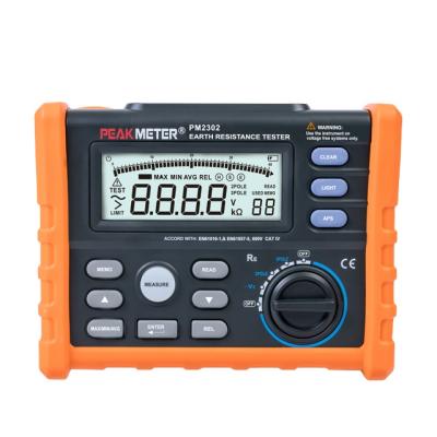 China 2 pole and 3 pole mode MS2302 analog of earth ground leakage tester continuity earth megger resistivity meter ground leakage tester loop tester control device for sale