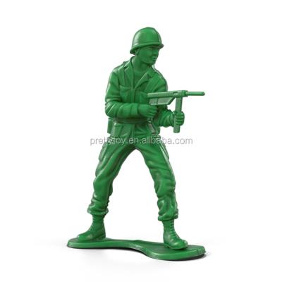 China Toy Wholesale Small Plastic Green Cartoon Shape Soldier Model Figures Toys for sale