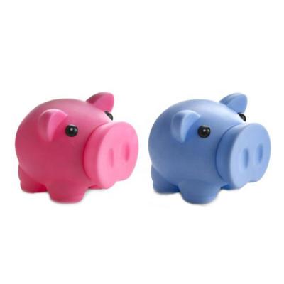 China Gift OEM/ODM Eco-Friendly PVC Piggy Bank Piggy Bank Cheap Plastic Coin Bank for sale