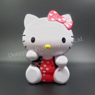 China Cute Cheap Toy Gift High Quality OEM Hello Kitty Piggy Bank For Kids for sale