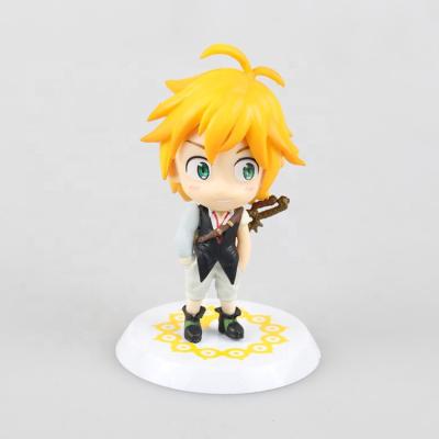 China Cartoon Toy OEM/ODM Anime The Seven Deadly Sins Q Version 3D Meliodas Model Toys for sale