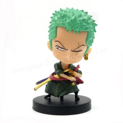 China Cartoon Toy Japan Anime POP Roronoa Zoro One Piece Action Number Toys for sale