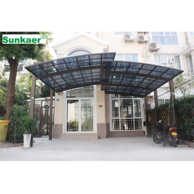 China Shading Rain/Sun/Snow Customize Membrane Steel Structure Car Parking Double Thrown Polycarbonate Parking Lot Sunshade for sale