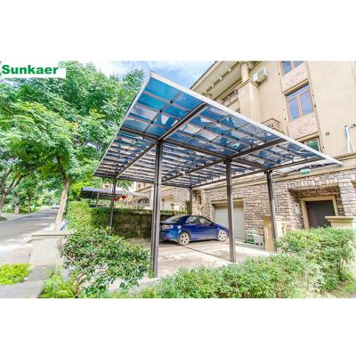 China Factory Price High Shelter Rain/Sun/Transparent Snow Light Car Umbrella Outdoor Parking Shade Shading for sale