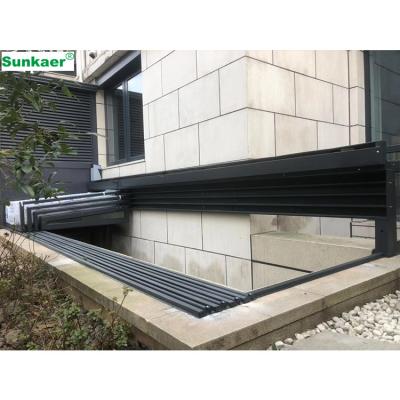 China Anti-UV Outdoor Aluminum Alloy Truss Polycarbonate Fence Patio Duct Canopy Tent Roof Cover for sale