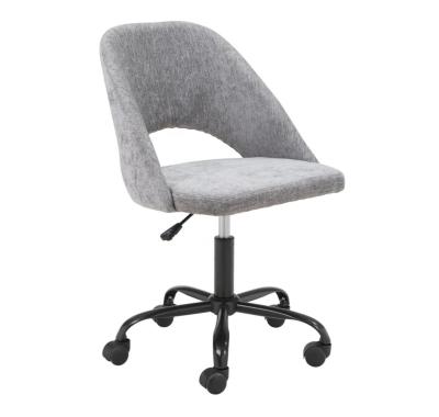 China Modern Soft Velvet Home Office Foldable Hot Selling Ergonomic Chair With Gold Metal Base For Office Chairs for sale