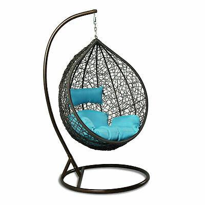 China Modern Brand New Single Outdoor Hanging Swinging Egg Chair For Garden Home for sale