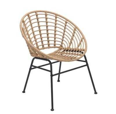 China Outdoor Modern Wicker Beach Patio Rattan Armless Sillas Balcony Dining Bistros Lawn Wicker Pool Deck Chairs for sale