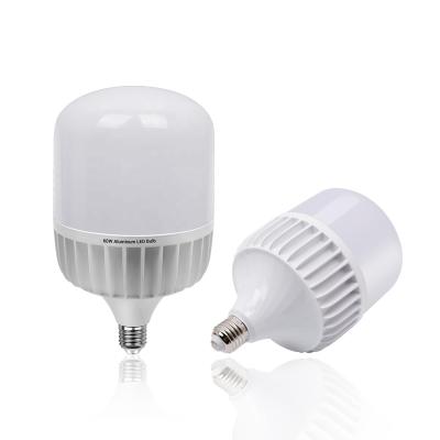 China High Lumens Energy Saving Led T Style Aluminum Led Lamparas AC220V Bombillos Led 20Watt 30Watt 40Watt 50Watt 60Watt High Power Led Bulbs Wholesale for sale