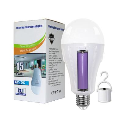 China Factory Direct Sale Super Bright 15W Portable 18W Led Bulb Rechargeable Emergency 15W Rechargeable For Power Failure for sale