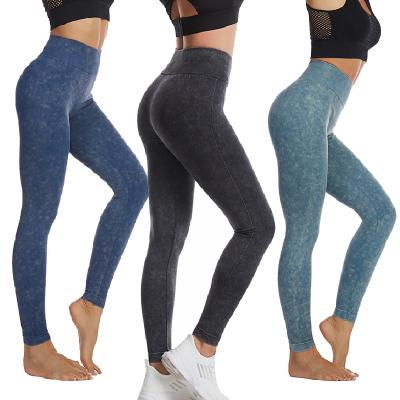 China Wholesale Breathable Tights Gym Fitness Sports Jogging Butt High Waist Nylon Yoga Gaiters Pants For Women for sale