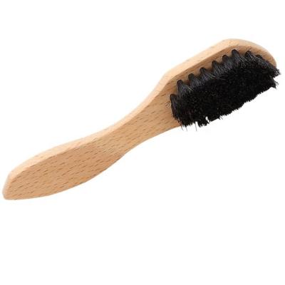 China Wholesale Custom Shoes Factory Logo Horse Care Products Wooden Horse Grooming Brush for sale