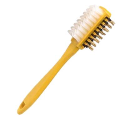 China Shoes Shoe Brush Velvet Care Brush Care Decontamination Flannel Suede Shoe Cleaning Brush for sale