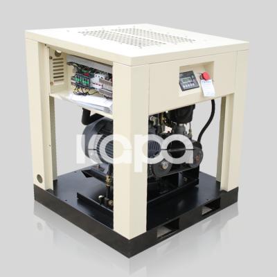 China 10Hp 7.5Kw Air Cooling Belt Drive Lubricated Screw Air Compressor for sale