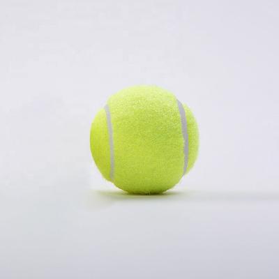 China Custom Logo With Chemical Fiber Rubber Coating High Quality Chemical Fiber Rubber Coating Tennis Ball For Training for sale