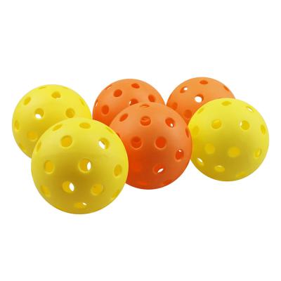 China Durable 40 Holes 72mm Indoor Outdoor Pickleball Ball 40 Holes Usapa Pickleball for sale