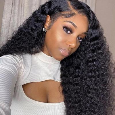 China Higth Quality Wholesale Full Lace Wig Human Hair Deep Curly Hair Wigs Full Lace Wigs 100% Human Hair Wigs For Black Women for sale