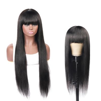 China Hd Transparent Lace Front Wigs For Black Women Full Lace Human Hair Wigs Wholesale 10A Long Brazilian Straight Hair Wigs for sale