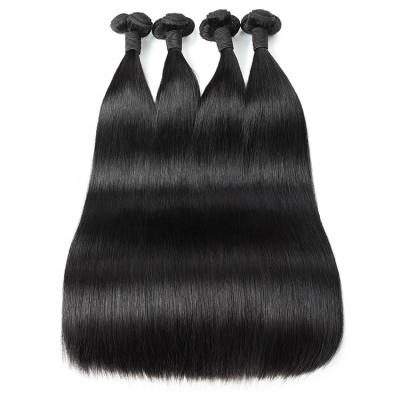 China Wholesale Straight Human Hair Extensions Supplier Brazilian Virgin Human Hair Bundles for sale