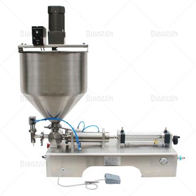 China Factory Direct Single Horizontal High Viscosity Liquid Type Paste Packing Machine Honey Stick Cream Heating Tank Mix Filling Plant U Head Machine for sale