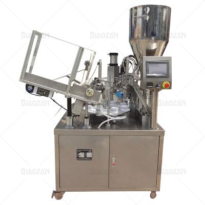 China Hotels Full Automatic Filling Sealing Machine For Plastic Soft Cosmetic Cream Tube Paste Tube Toothpaste Filling Sealing Machine for sale