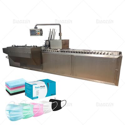 China Automatic Horizontal Food Carton Box Packing Machine Food/Beverage Cartoning for Mask/Tube/Cosmetic/Bottle/Soap/Glov e for sale