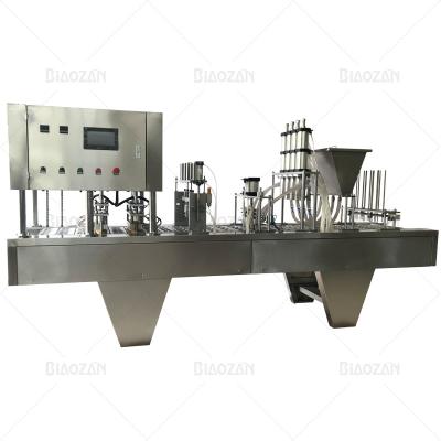 China High Efficiency Popular Choice Full Automatic Water Cup Liquid Filling And Sealing Machine for sale