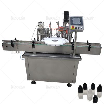 China Full Automatic Food Eye Drop Bottle Filling Plugging Capping Machine for sale