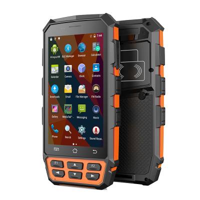 China 1D/2D barcode Reliablerfid 920 925 MHz industrial rugged rfid long range UHF Android smartphone handheld reader for sale