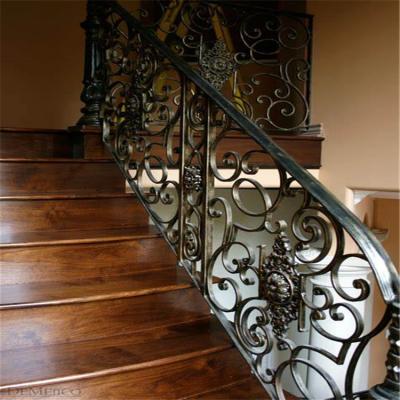 China regular wrought iron railing/wrought iron stair railing interior design/stair railing for sale