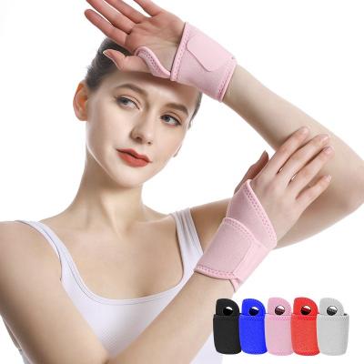 China Elasticity Sports Wrist Wrap Breathable Adjustable Compression Elastic Wrist Support Brace for Carpal Tunnel Arthritis and Tendinitis, Pain Hand Relief for sale