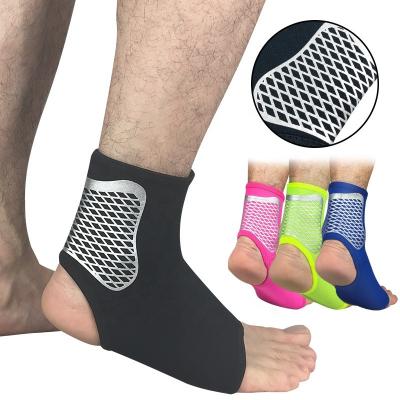 China Running Fitness Sports Gym Badminton Bandage Ankle Wrap Protector Gym Exercise Weightlifting Workout Training Weight Lifting Elastic Compression Foot Strap Foot Strap for sale