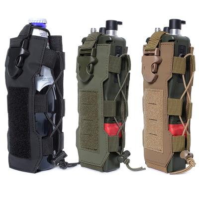 China Molle Rising Bags Water Bottle Pouch Shoulder Waist Bag Waterproof/Durable Tactical Durable Water Bottle Holder for sale