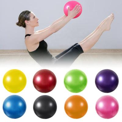 China Home Training 25CM Yoga Pilates Yoga Ball Anti-Pressure Gymnastic Balance Exercise Eco-friendly Fitness Gym Explosion Proof Yoga Core Home Training for sale