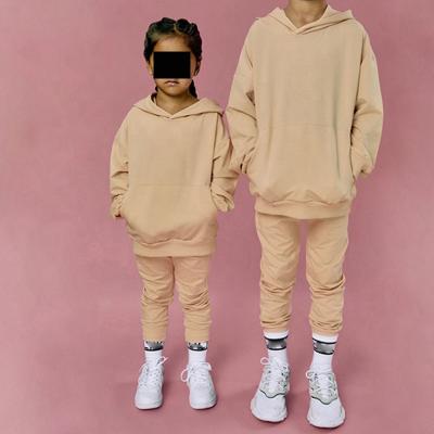 China 2021 Wholesale New Fashion QUICK DRY Custom Boys 2 Piece Sets Hoodie Jogger Pants Sets Kids Sets for sale