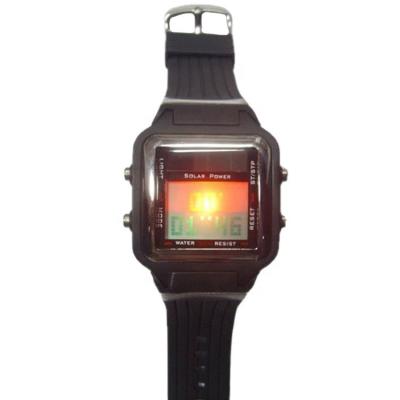 China Cool Solar Alarm LED Sport Watches For Men Multifunctional Watch for sale