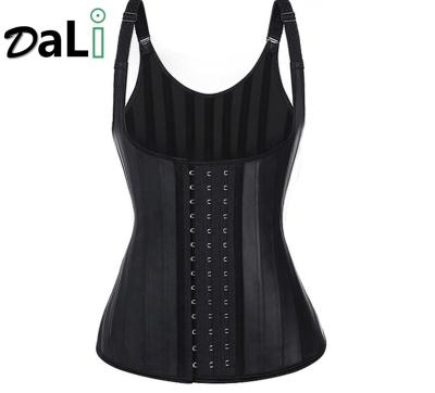 China Amazon Hot Sale QUICK DRY Adjustable Waist Trainer 25 Bone Waist Training Steel Corsets For Sale for sale