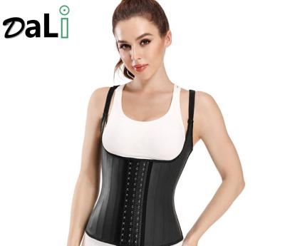 China Steel Body Shapers Weight Loss Waist Trainer Women Hot Body Shaper Waist Trainer Latex Corset Bone Shapewear 25 Latex Antibacterial for sale