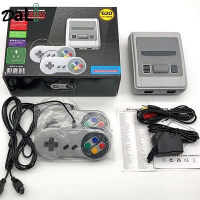 China Game Speed ​​FPS 1:1 Output New Mini TV 8 Bit Four Button Game Console Game Player Unit 620 Classic Video Games for sale