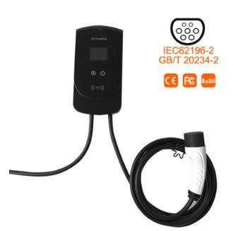 China AC220V 7KW AC EV Charging Stations 1Phase For Home Screen Display for sale