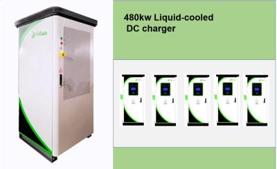 중국 7 인치 칼라 터치 스크린과 480KW 액랭식 EV DC 충전소 판매용